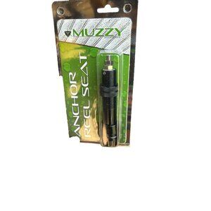 2024 Muzzy Bowfishing Anchor Reel Seat  Black Cajun Zebco Pro Reel Bow Fish